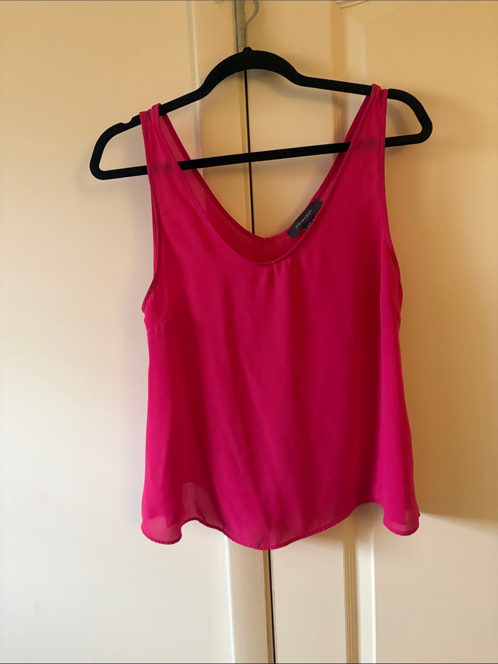 Primark Hot Pink Sleeveless Scoop Neck Camisole